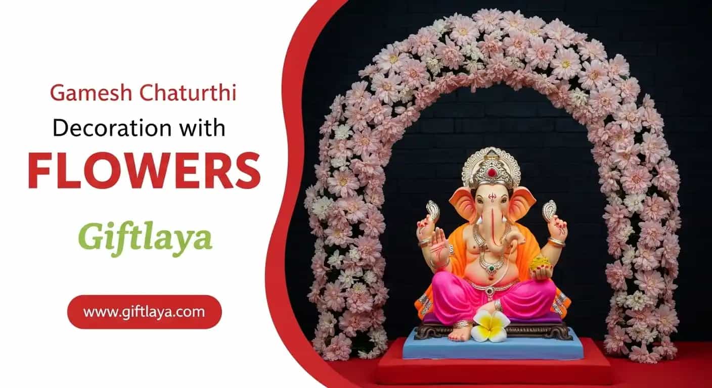 Ganesh Chaturthi Decoration Ideas with Flowers