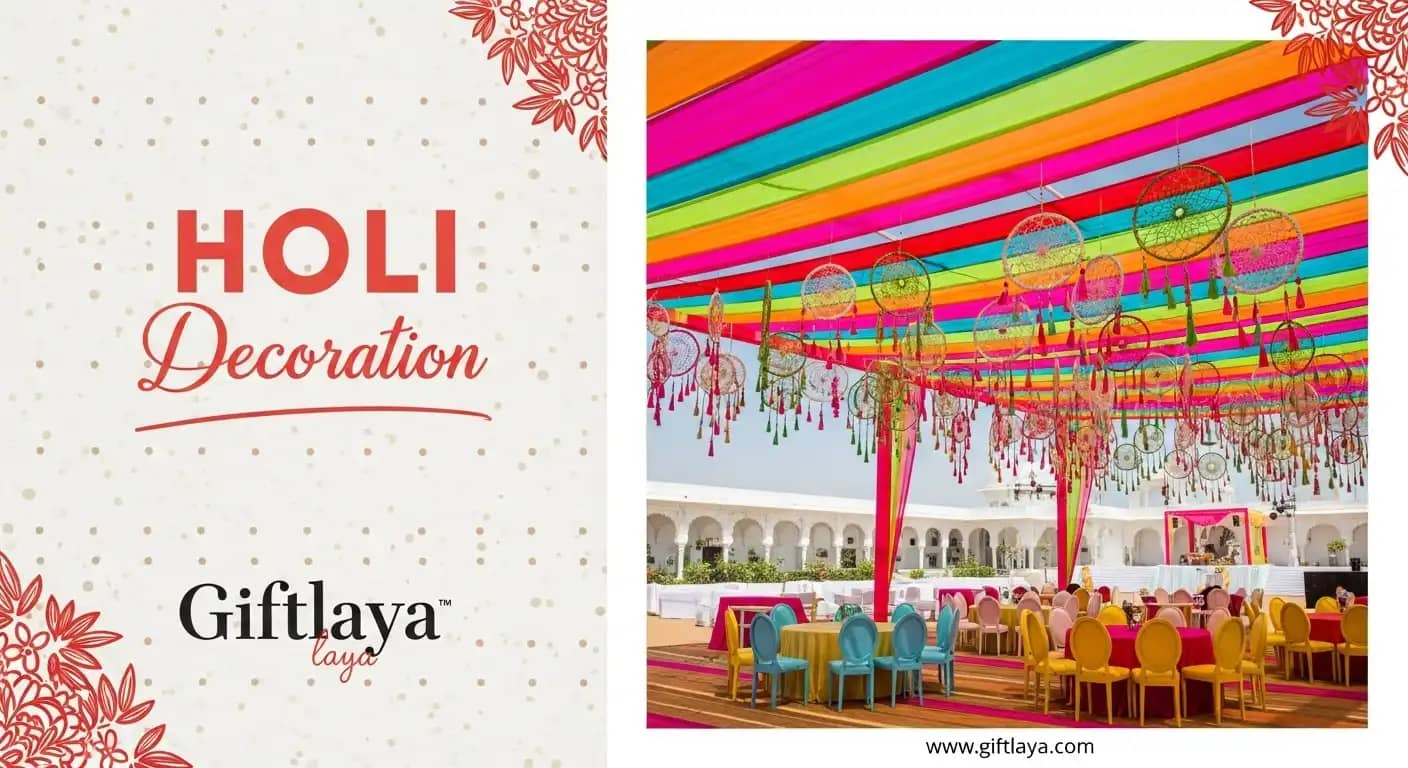 Top 8 Holi Decoration Ideas | Festival of Colors