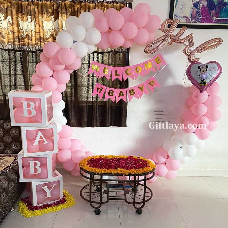 welcome baby decoration ideas at home