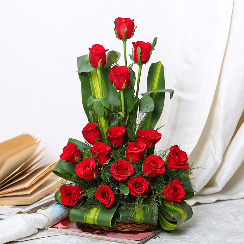 Unique Red Rose Bouquet