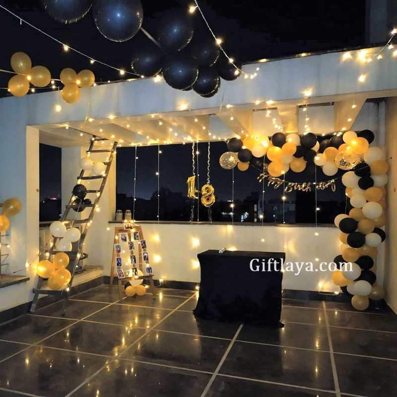 Terrace Decoration for Birthday