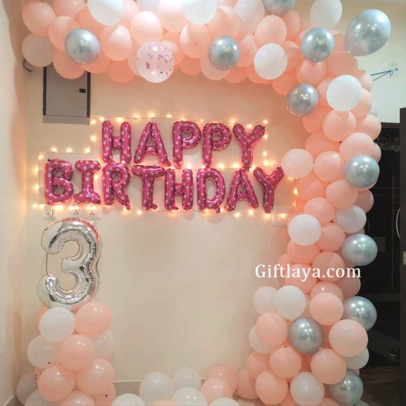 Birthday Balloon Arch