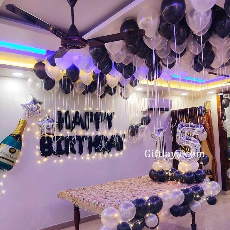 Balloon Birthday Hall Decoration