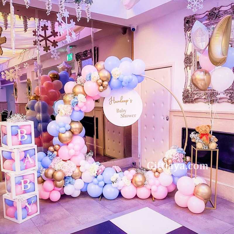 Baby Shower Blue Pink Theme