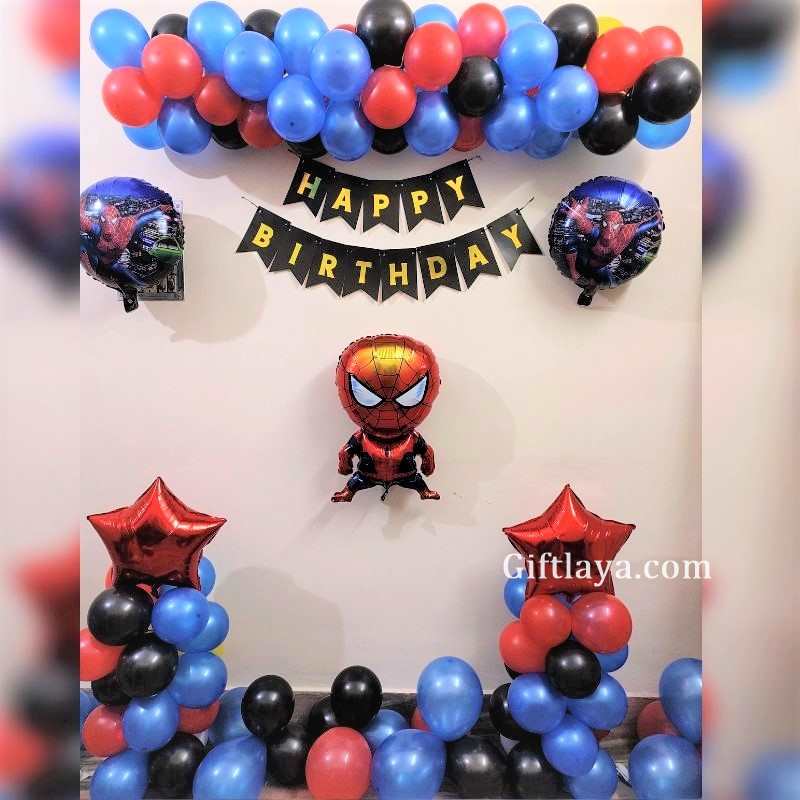 Spiderman Theme Decoration