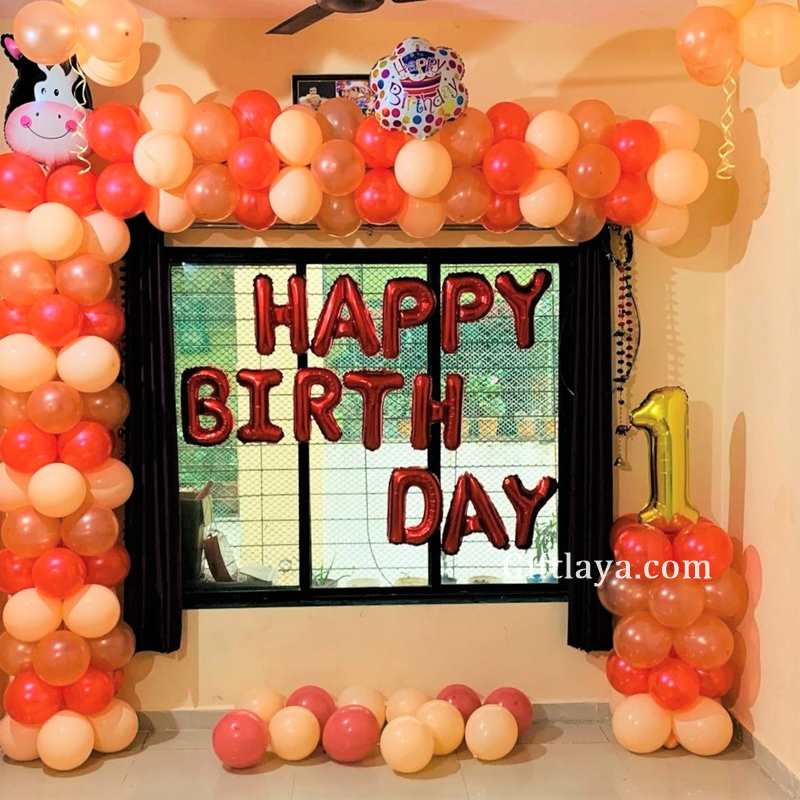 Moomoo Theme Birthday Decoration