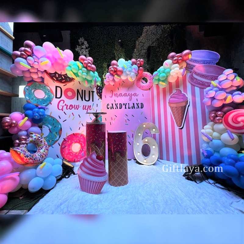 Donut Theme Stage Decoration