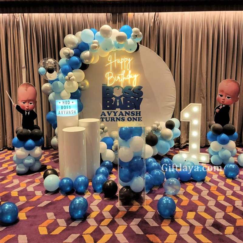 Boss Baby Theme Stage Decoration