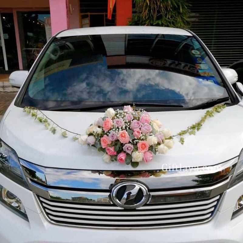 Wedding Car Decoration Simple