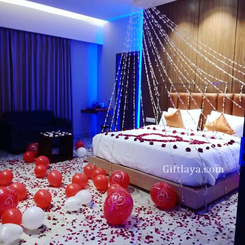 Bed Decoration for Wedding Night