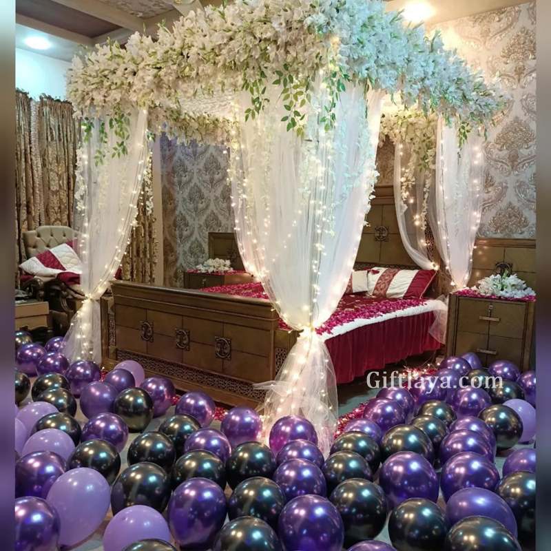 Pakistani Wedding Room Decoration