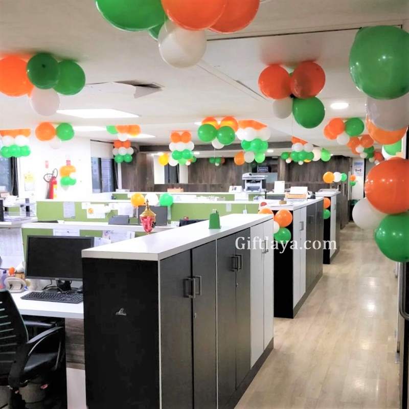 Independence Day Decoration at Office