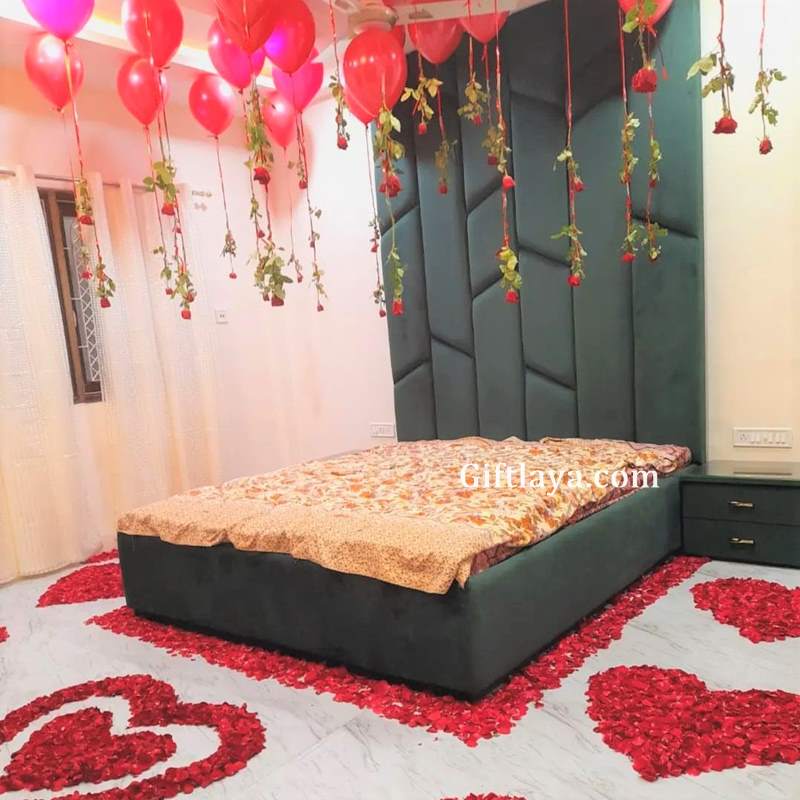 Romantic First Night Decoration for Couples