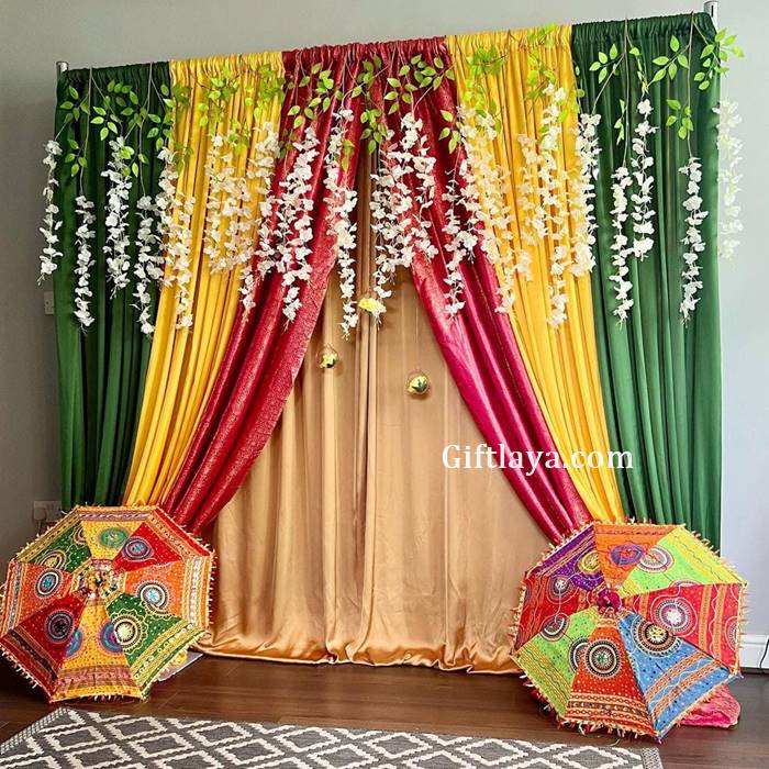 20 Simple Mehndi Ceremony Decoration Ideas At Home 2023-sonthuy.vn