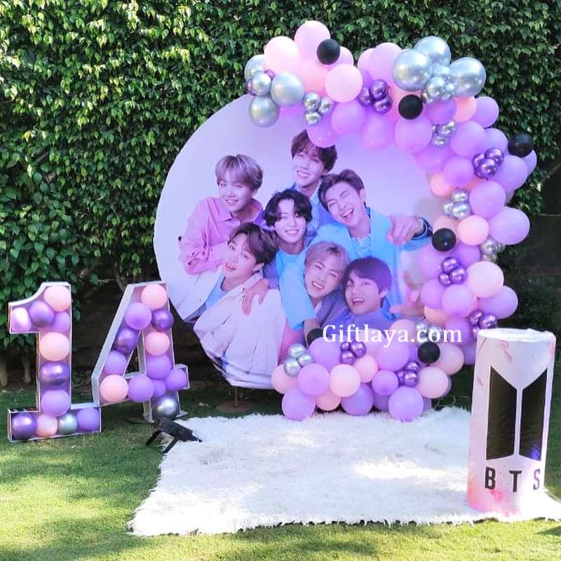 BTS Theme Birthday Decoration