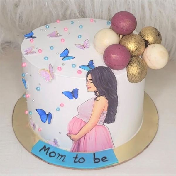 Mom-To-Be Cake