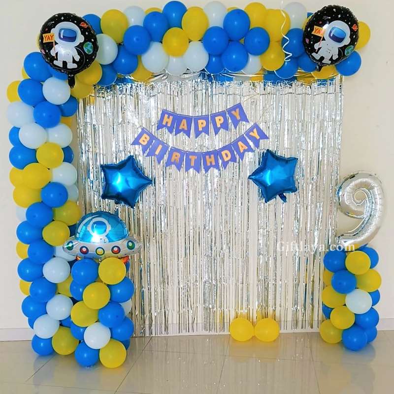 Astronaut Theme Birthday Decoration