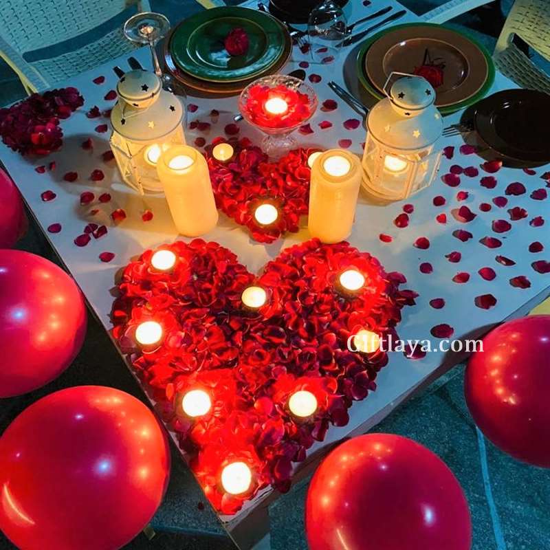 Outdoor Candle Light Dinner in Hyderabad