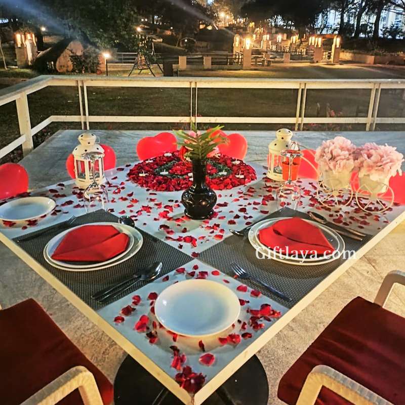 Outdoor Candle Light Dinner in Hyderabad