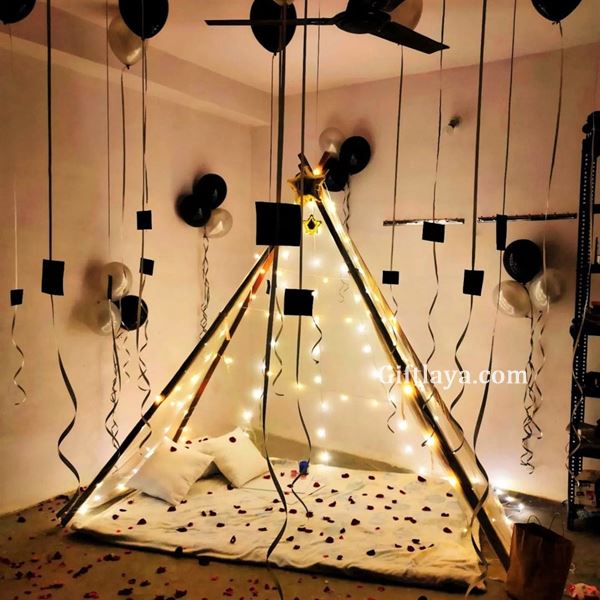 Tent Balloon Decoration for Anniversary