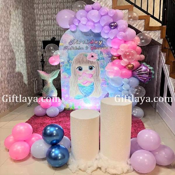 Customized Mermaid Birthday Decoration
