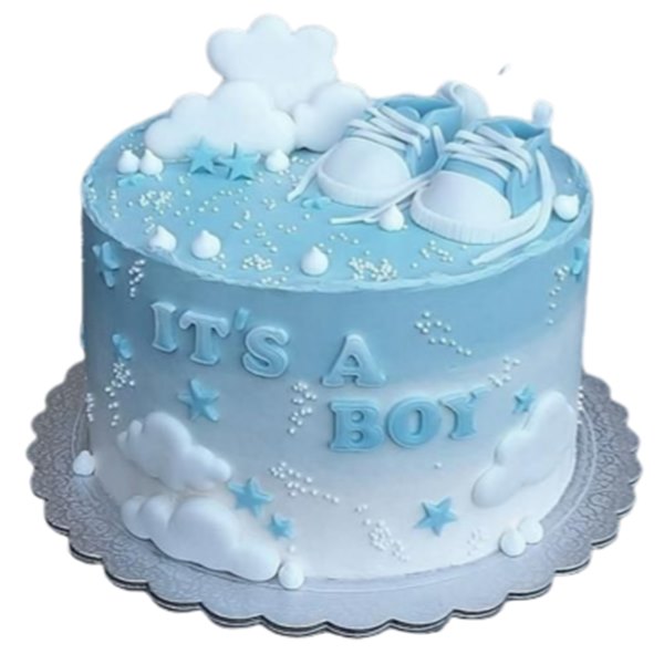 Baby Shoes Cake for Boys