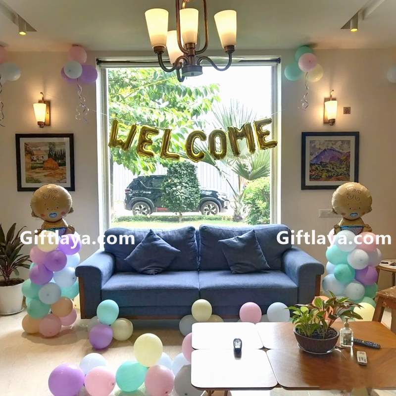Welcome Hall Balloon Decoration