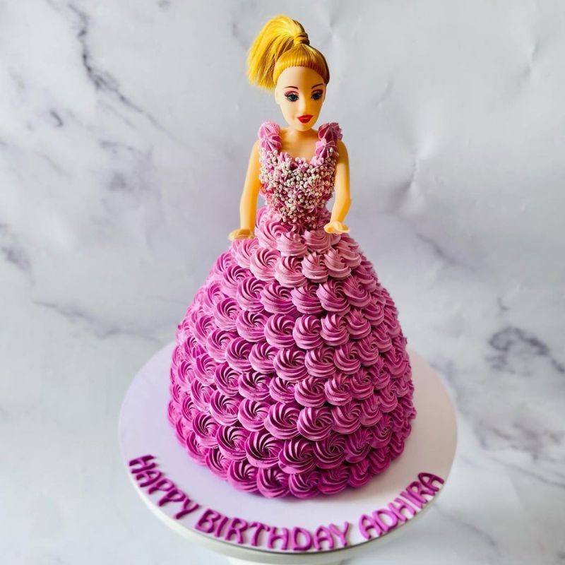 Sweet Doll Theme Cake