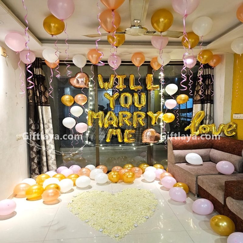 Will You Marry Me Decor