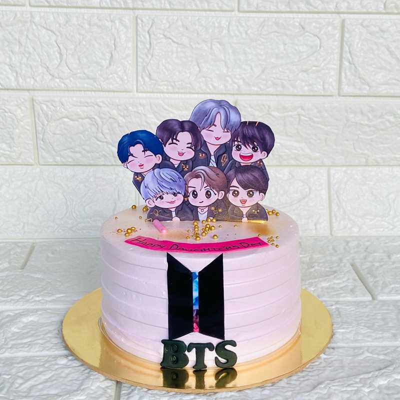 Baby BTS Theme Cake