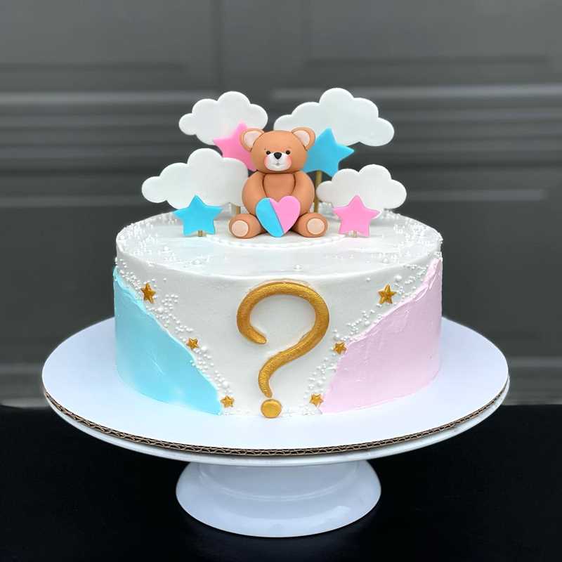 Baby Shower Teddy Theme Cake