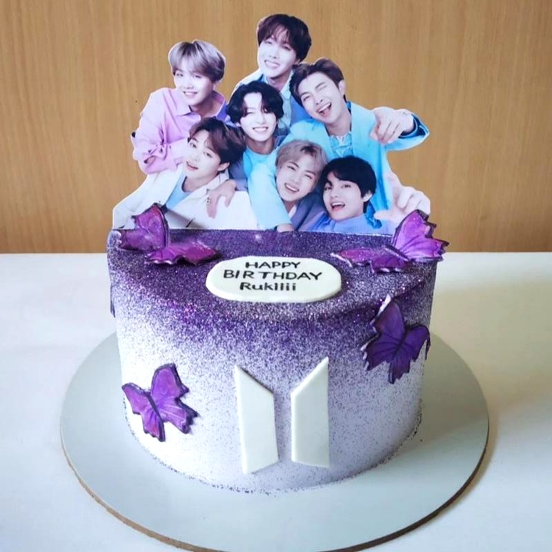 BTS Theme Cake