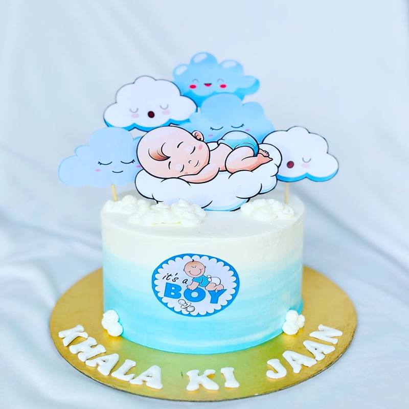 Baby Boy Welcome Cake