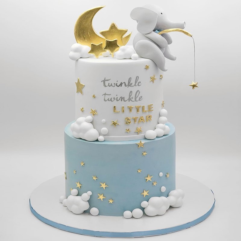 Baby Shower Stars Theme Cake
