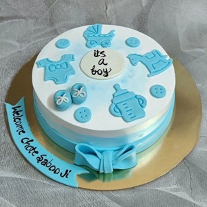 Welcome Cake for Baby Boy