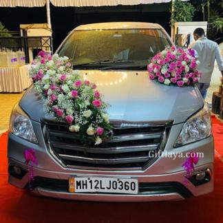 Indian Wedding Car Decoration