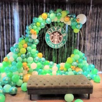 Starbucks Theme Birthday Decoration