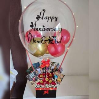 Anniversary Balloon Bouquet for Parents