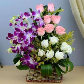 Roses and Orchids Bouquet