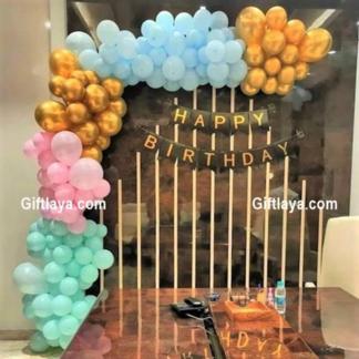 Balloon Birthday Arch Decoration