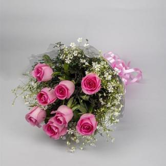 Dreamy Pink Rose Bunch