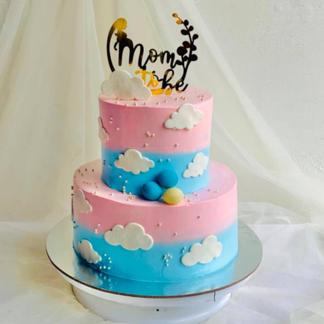 2 Tier Baby Shower Theme Cake